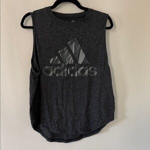Adidas Women's Charcoal Muscle Tee
